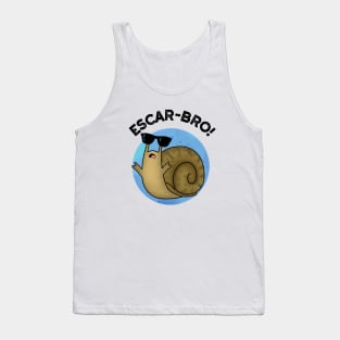 Escar-bro Cute French Escargot Snail Pun Tank Top